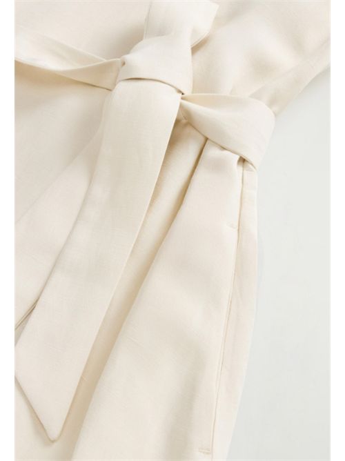 LYOCELL LINEN TANK DRESS WOOLRICH | CFWWDR2020FRUT30438743 MILKY CREAM